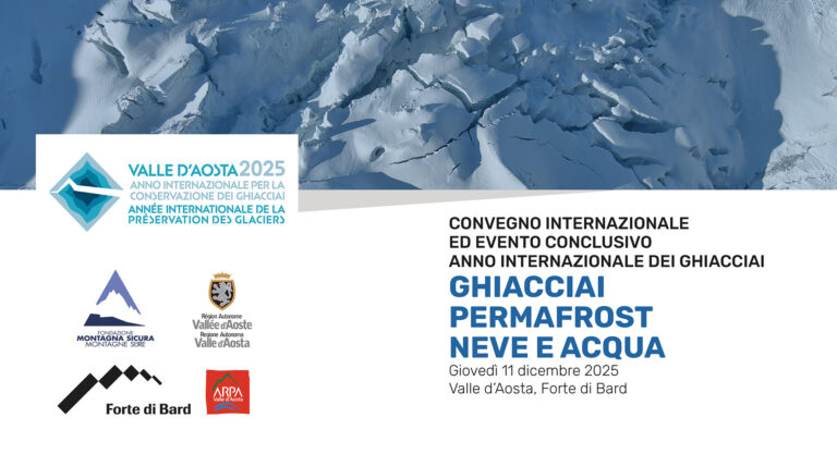 Convegno internazionale ed evento conclusivo dell’anno dei ghiacciai