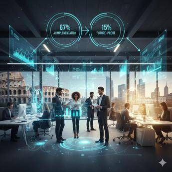 AI nelle aziende italiane: il 67% la adotta