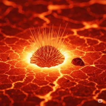Magma esplosivo: la formazione di nanocristalli raddoppia la viscosità