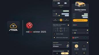 Stiga si aggiudica il prestigioso Red Dot Award 2025 con l’App STIGA.GO per lo smart gardening